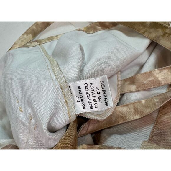 Fashion Nova Mini Skirt Set XL On the Look Out Taupe y2k Camo New Strappy - Picture 10 of 16